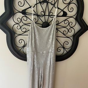 Anthropologie Brand Ettitwa Sparkly Long Romper